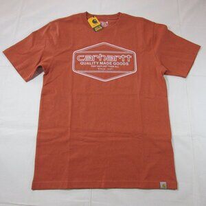 Carhartt Men's Med Short Sleeve Heavyweight Quality Graphic T Shirt Terracotta